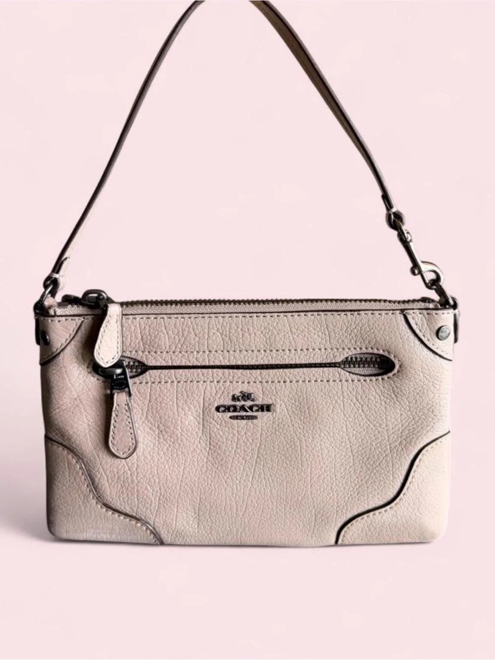 Coach Mickie wristlet/mini purse